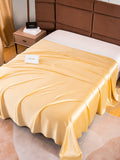 SilkSilky CA 22Momme Pure Silk Sheet Champagne 002