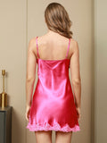 SilkSilky-CA-Pure-Silk-Sleeveless-V-Neck-Nightgown-Hot-Pink-002