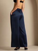 [DarkBlue] SilkSilky-CA 19Momme Silk Womens Pants 002