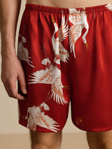 [Wine] SilkSilky-CA Mens Sleep Bottoms 005