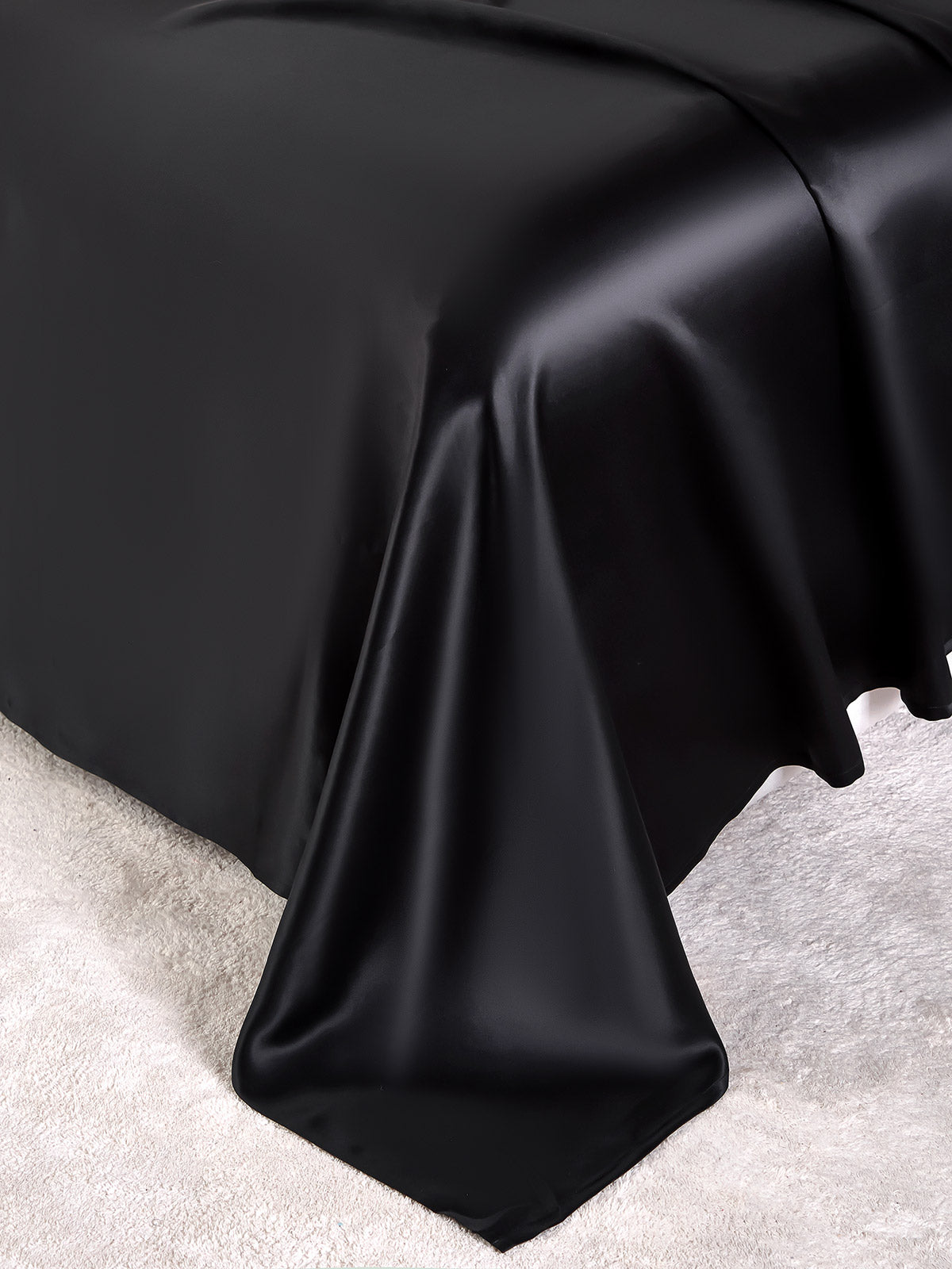 [Black] SilkSilky-CA 19Momme Pure Silk Bedding Set 007