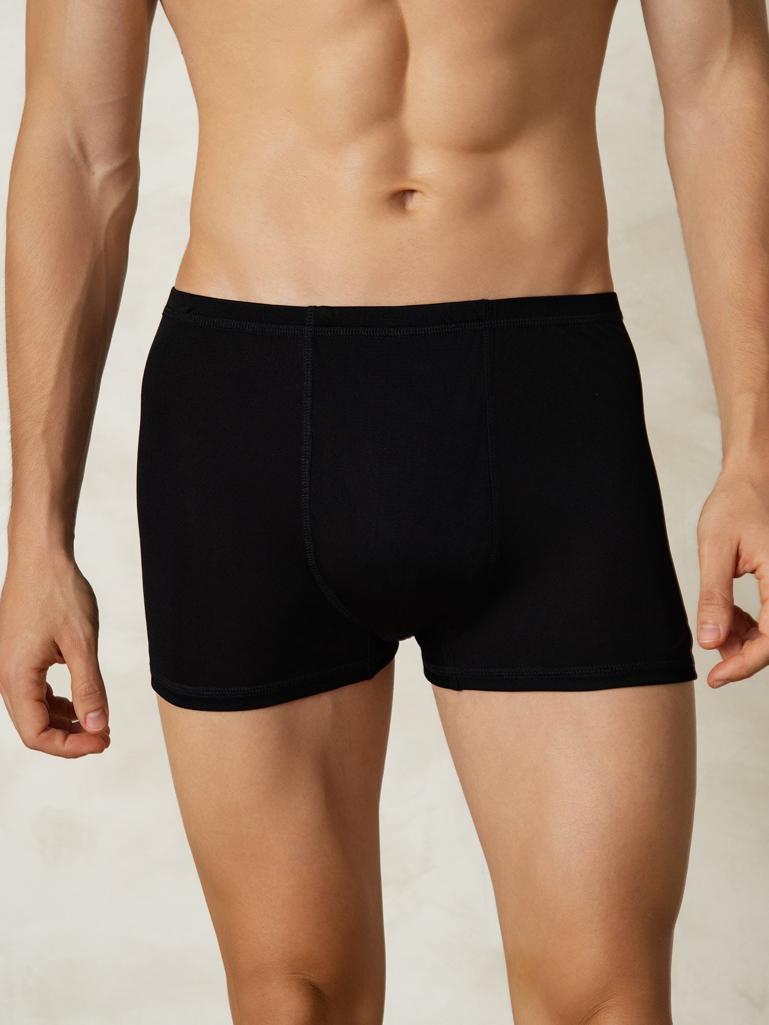[Black] SilkSilky-CA Silk Knitted Mens Underwear 004