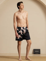 [Black] SilkSilky-CA Mens Sleep Bottoms 005
