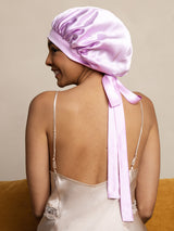 [Lavender] SilkSilky-CA Sleep Cap 004