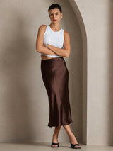 [Coffee] SilkSilky-CA Skirt 004