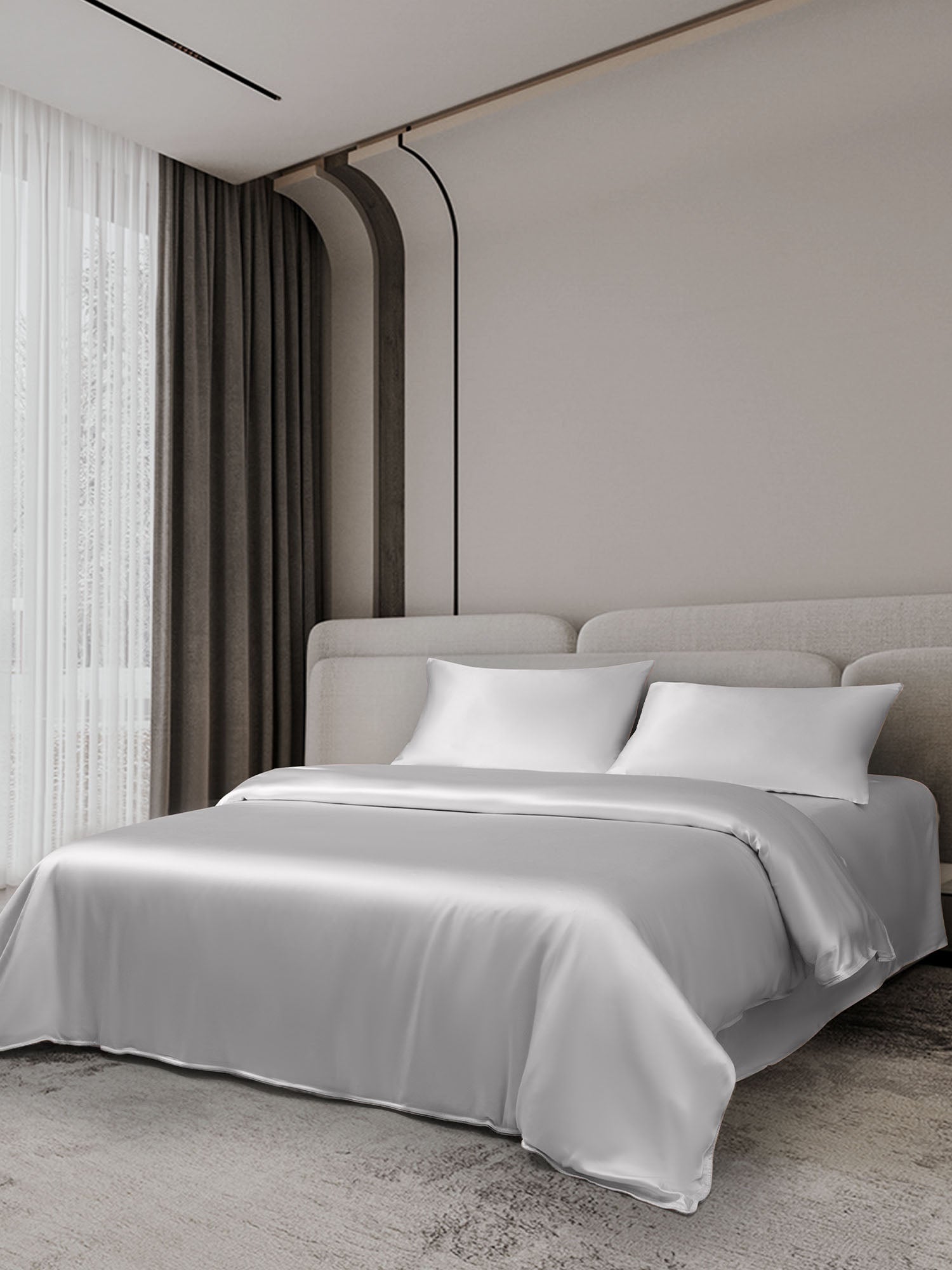 [Silver] SilkSilky-CA 22Momme Bedding Set 002