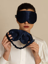 [Dark Blue] SilkSilky-CA Eye Mask 001