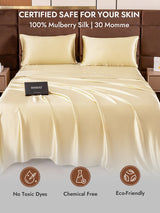 [Ivory] SilkSilky-CA 30Momme Pillowcase 007