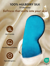 [Teal] SilkSilky-CA Eye Mask 003