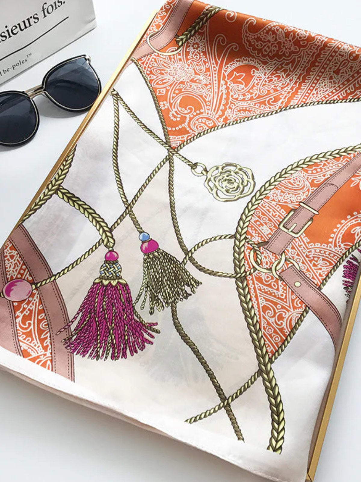 [P003] SilkSilky-CA Pure Silk Scarf 003,