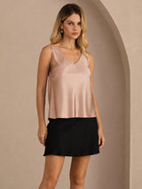 [Tuscany] SilkSilky-CA Sleeveless V Neck Camisole 006