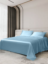 [Light Blue] SilkSilky-CA 19Momme Bedding Set 002