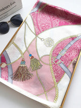 [P004] SilkSilky-CA Pure Silk Scarf 004
