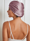 SilkSilky CA Pure Silk Sleep Cap PaleMauve 002