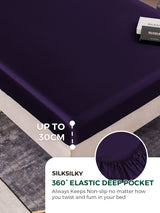 [Deep Purple] SilkSilky-CA 25Momme Sheet 004