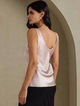 [Shadow Gray] SilkSilky-CA Sleeveless V Neck Camisole 002