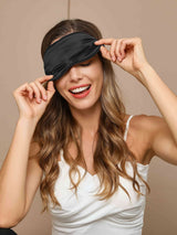 [Black] SilkSilky-CA Eye Mask 004