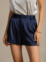 [Dark Blue] SilkSilky-CA Women's Shorts 003