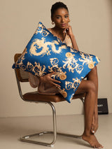 [Navy Dragon] SilkSilky-CA Pillowcase 002