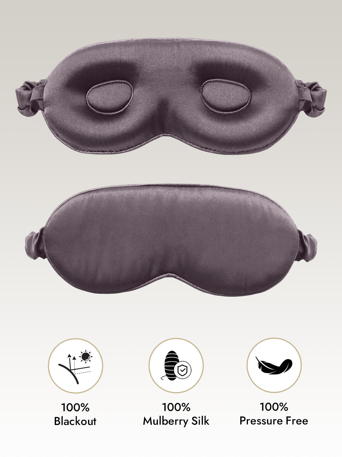 [Dark Gray] SilkSilky-CA Eye Mask 001