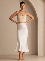[Beige] SilkSilky-CA Skirt 006