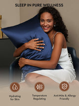 [Dark Blue] SilkSilky-CA 30Momme Pillowcase 005