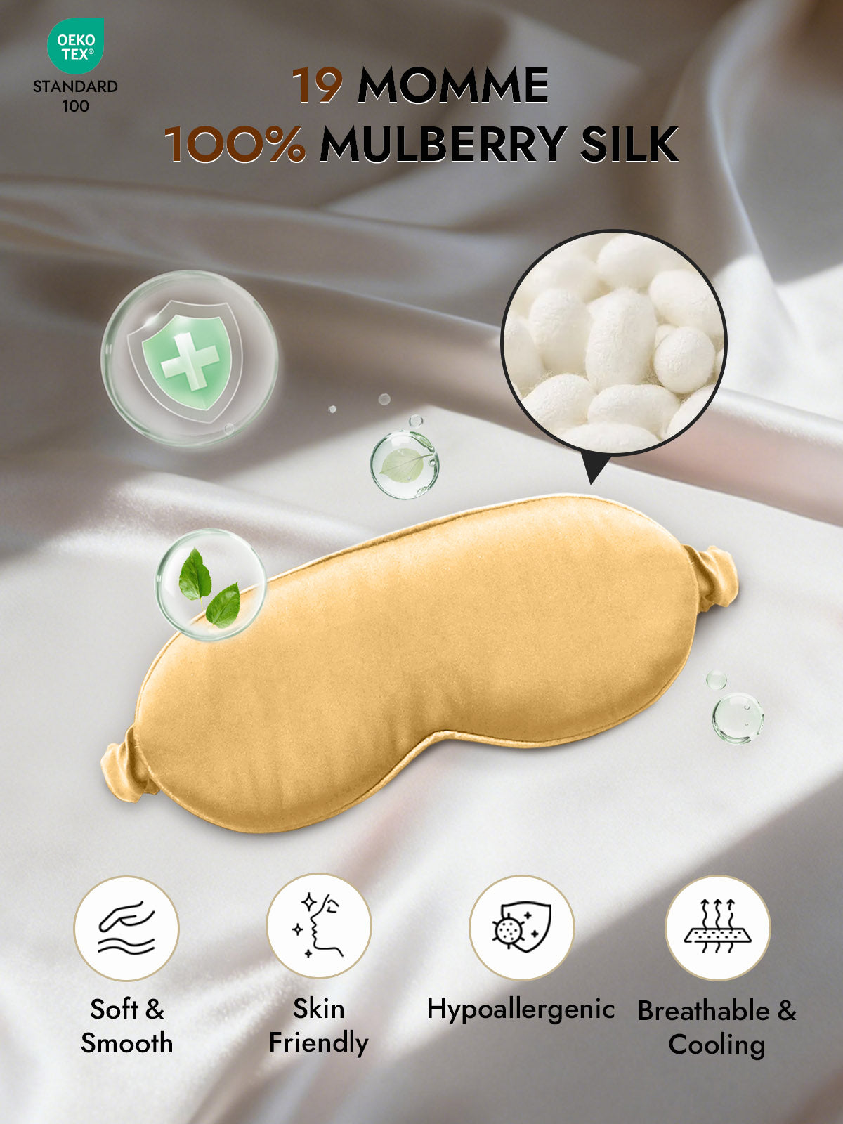 [Champagne] SilkSilky-CA Eye Mask 002