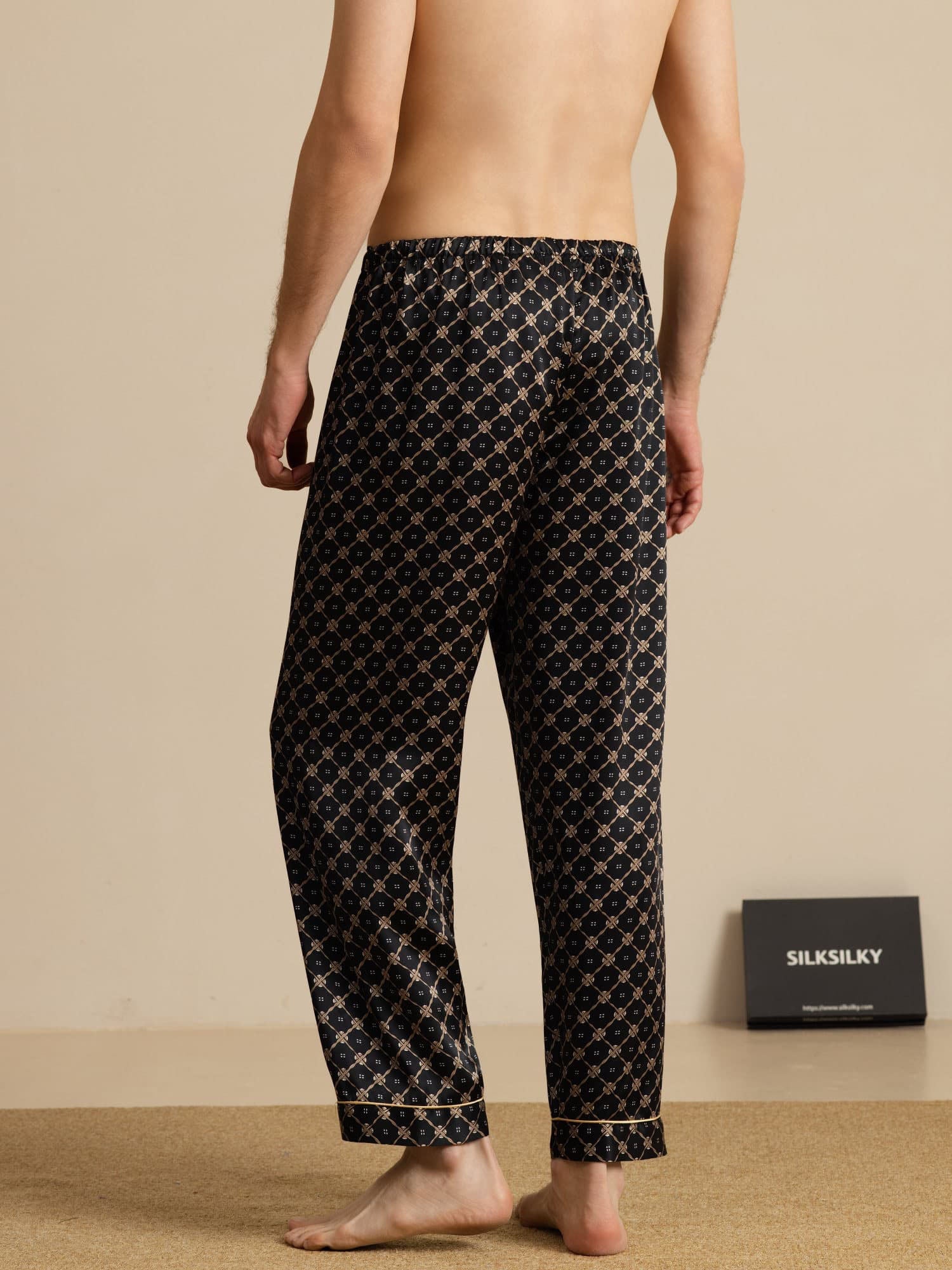 [Black Chain] SilkSilky-CA Mens Sleep Bottoms 002