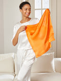 SilkSilky CA Pure Silk Scarf Orange 004