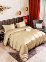 [Beige] SilkSilky-CA 19Momme Bedding Set 001
