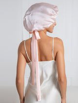 [Light Pink] SilkSilky-CA Sleep Cap 003