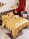 SilkSilky CA 19Momme Pure Silk Bedding Set Champagne 003