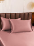 SilkSilky-CA 30Momme Pure Silk Pillowcase PaleMauve 002