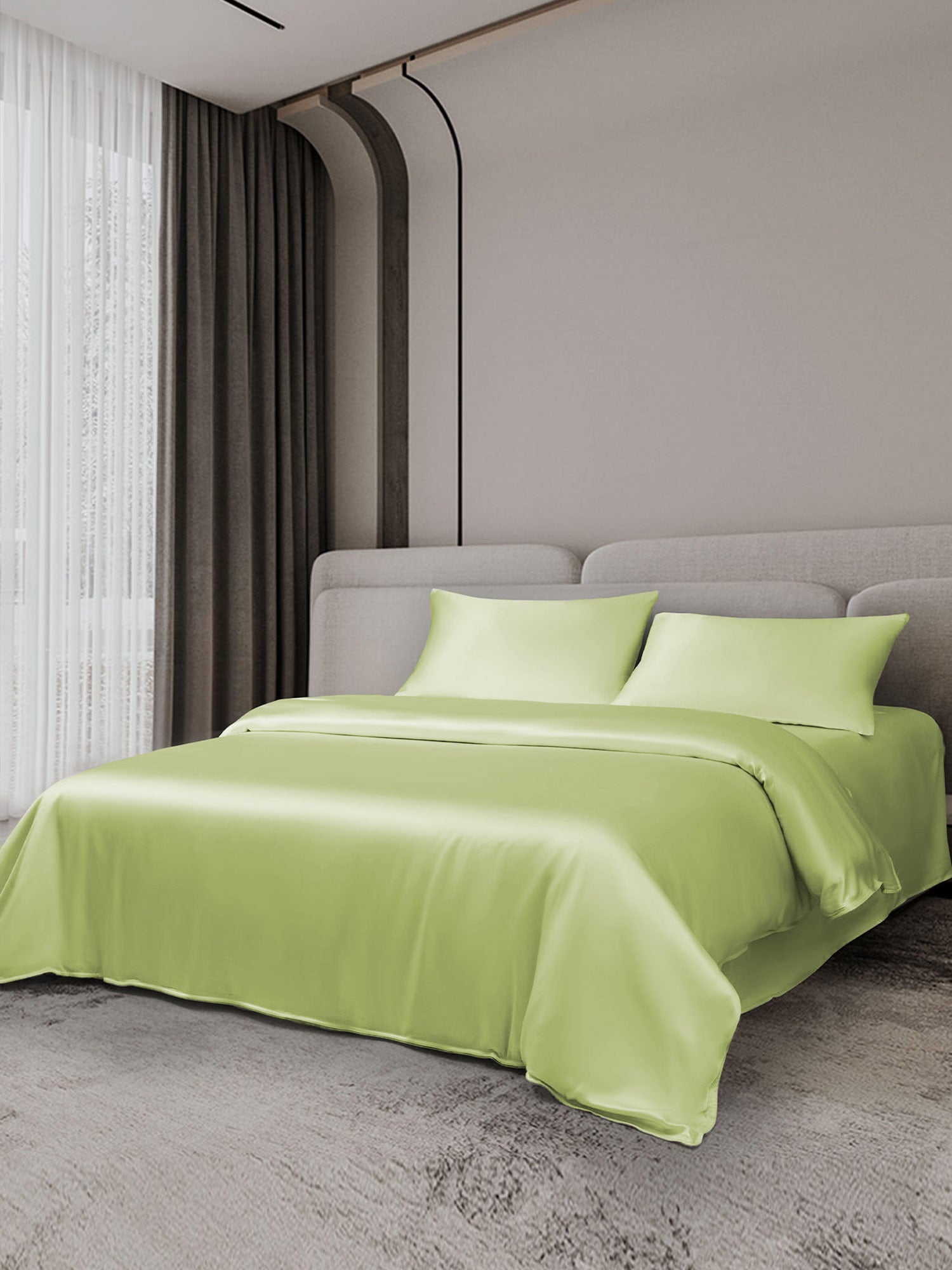 [Mint Green] SilkSilky-CA 19Momme Bedding Set 002