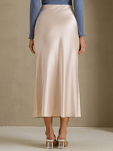 [Beige] SilkSilky-CA Skirt 002