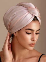[Light Pink] SilkSilky-CA Hair Towel Wrap 003