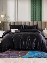 [Black] SilkSilky-CA 25Momme Bedding Set 001