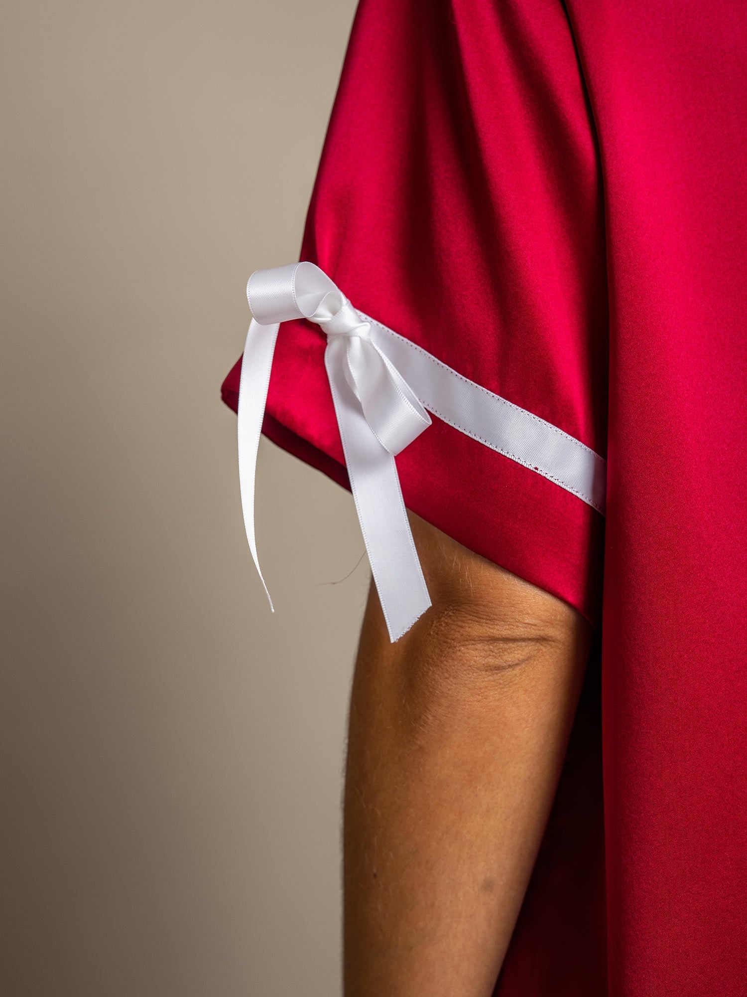 [Wine] SilkSilky-CA Pure Silk Womens Pajamas 005,