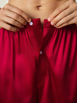 [Wine] SilkSilky-CA Mens Sleep Bottoms 007