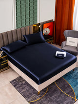 [Dark Blue] SilkSilky-CA 25Momme Bedding Set 001