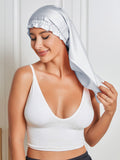 SilkSilky CA Pure Silk Sleep Cap Silver 005