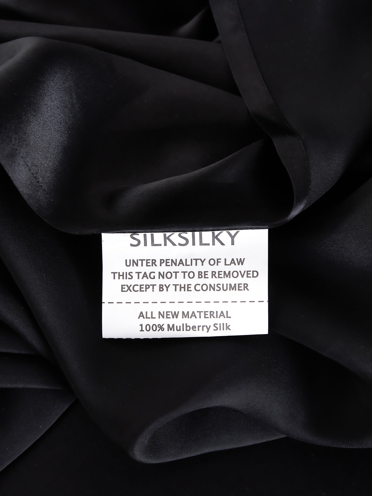 [Black] SilkSilky-CA 19Momme Pure Silk Bedding Set 008
