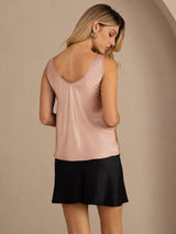[Tuscany] SilkSilky-CA Sleeveless V Neck Camisole 002