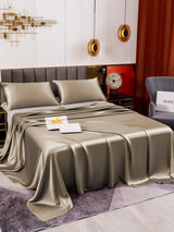 [Khaki] SilkSilky-CA 19Momme Bedding Set 003