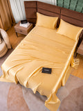 SilkSilky CA 25Momme Pure Silk Bedding Set Champagne 004