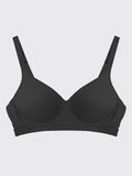 SilkSilky CA Silk Knitted Bra Black 001