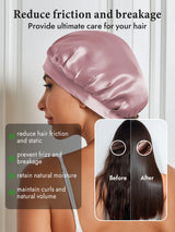 [Pale Mauve] SilkSilky-CA Sleep Cap 004