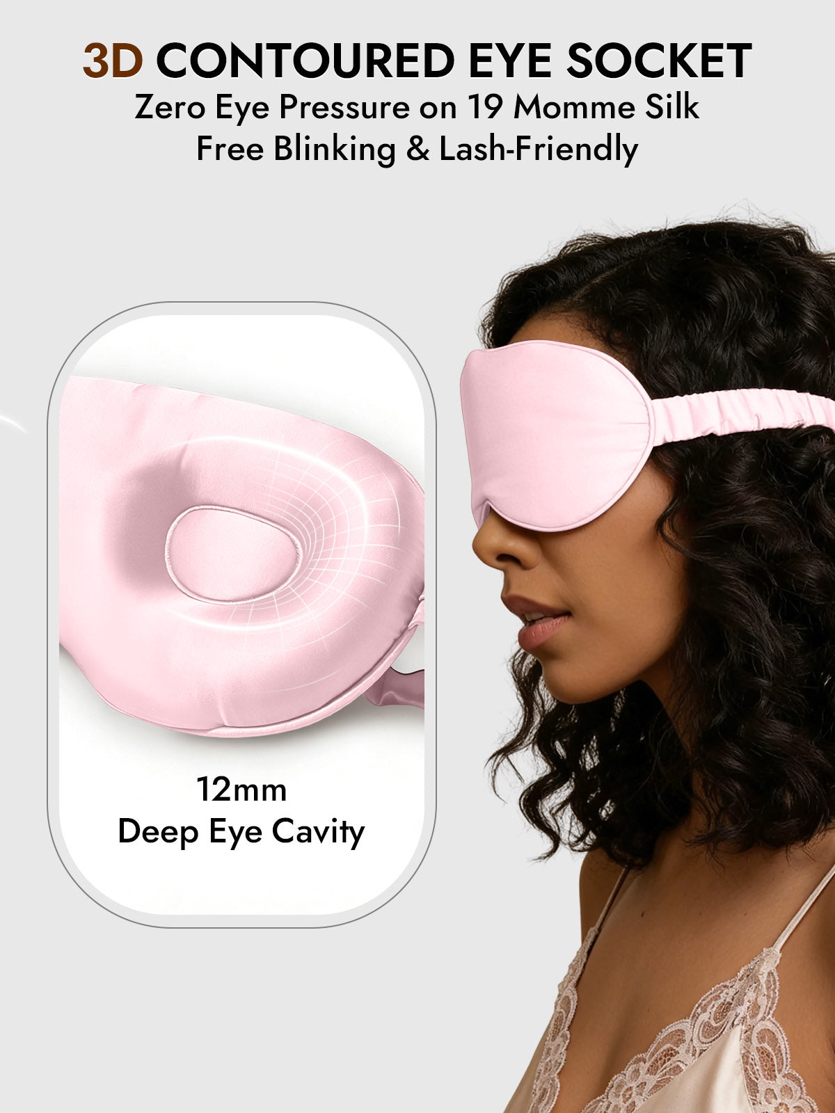 [Pink] SilkSilky-CA Eye Mask 004
