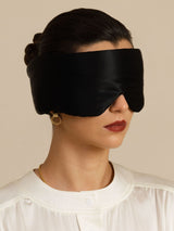 [Black] SilkSilky-CA Eye Mask 001