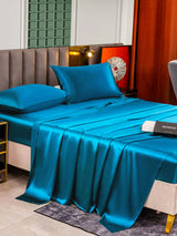 [Teal] SilkSilky-CA 25Momme Bedding Set 003